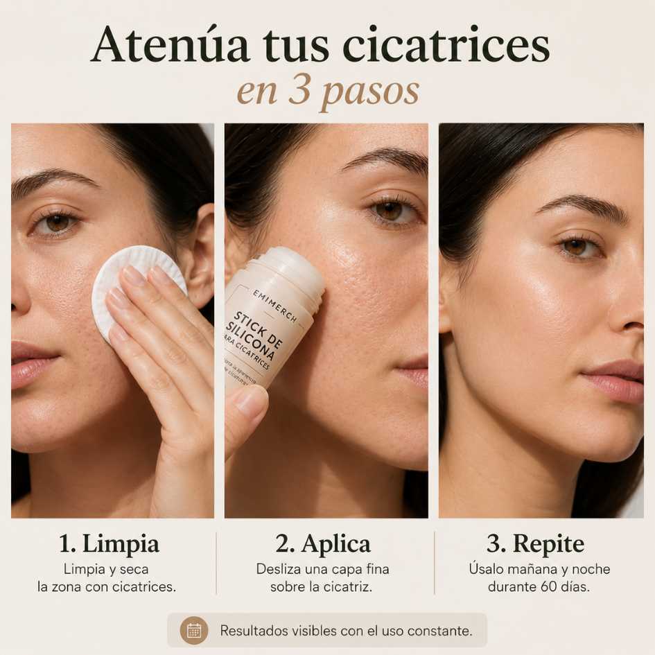 Barra reparadora de cicatrices de acné EmiStick™