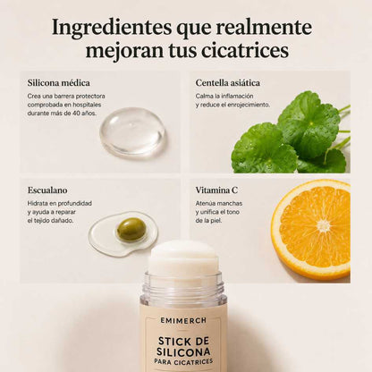 Barra reparadora de cicatrices de acné EmiStick™